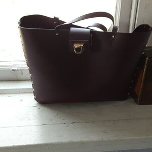 Elegant Dark Brown Tote Bag